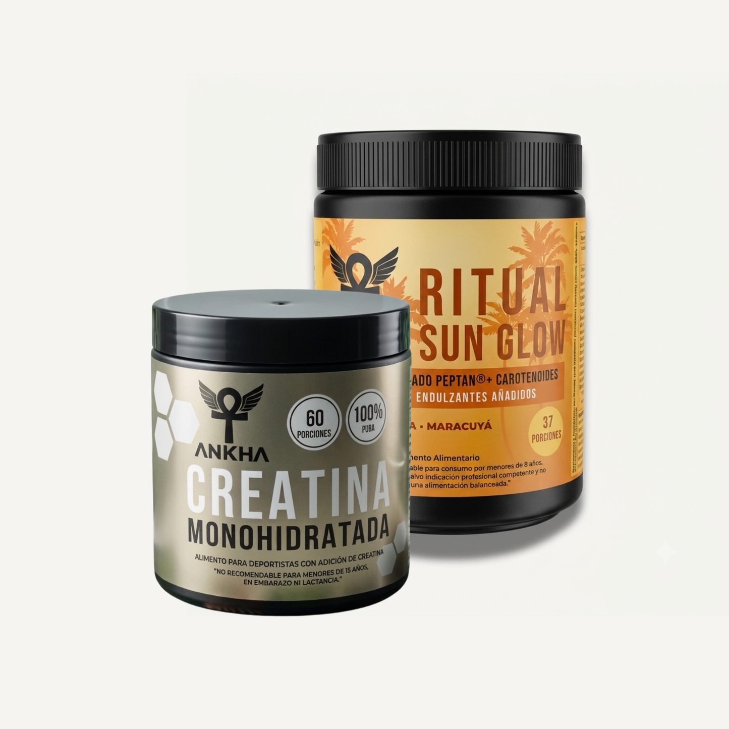 Pack Creatina + Colágeno Sun Glow ANKHA